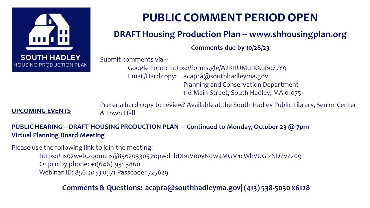 Public Comment Period Ending