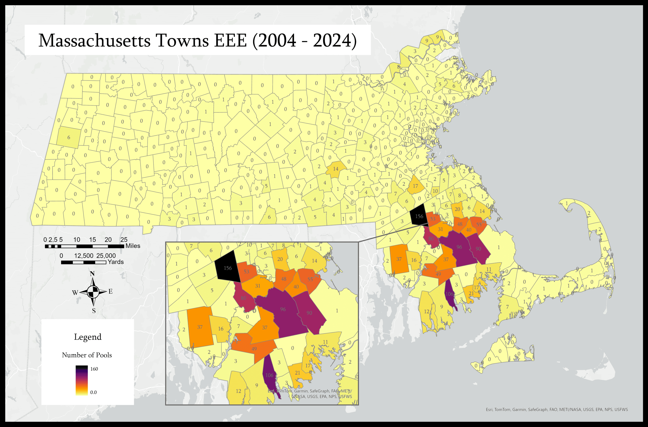 Massachusetts Towns EEE (2004 - 2024)