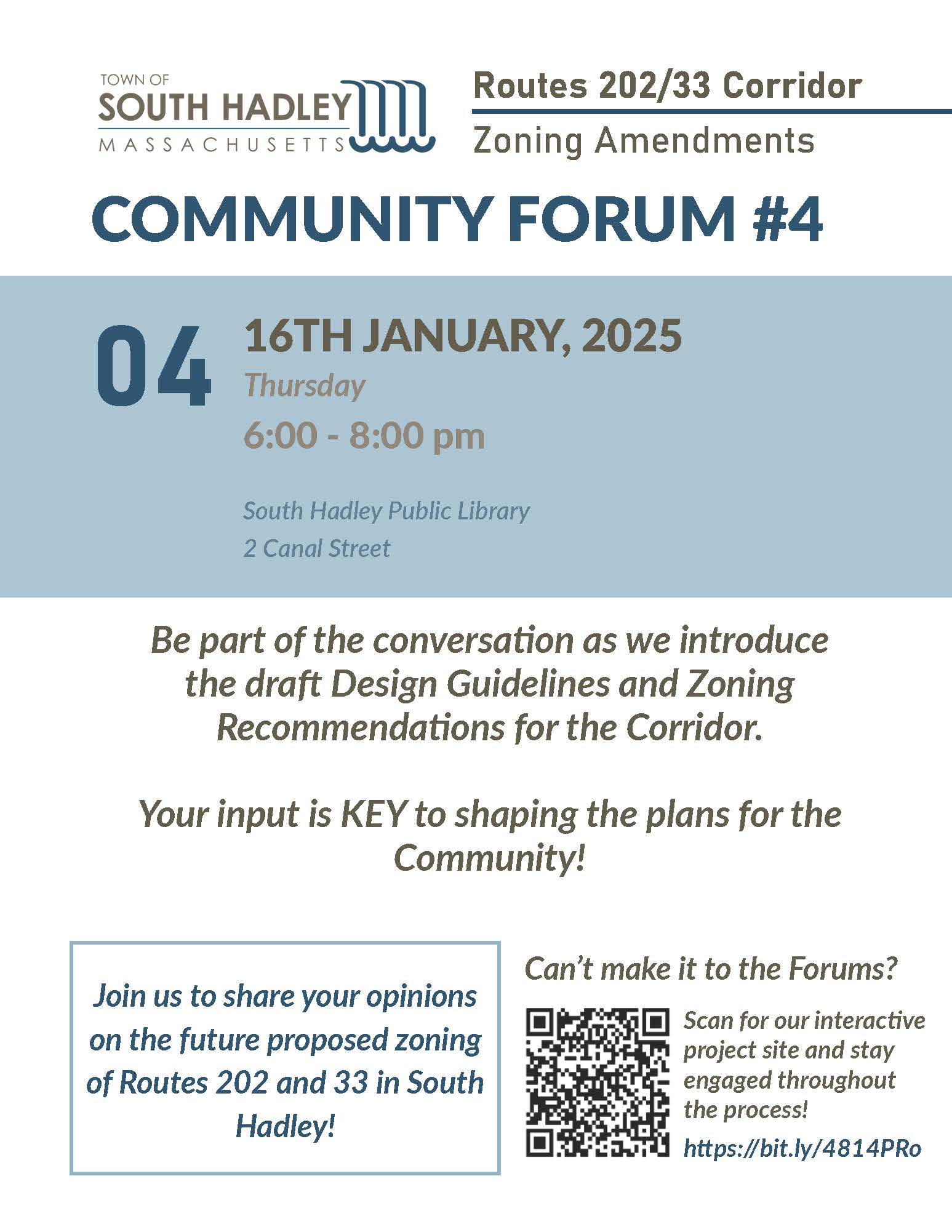 Community Forum 4 Flyer