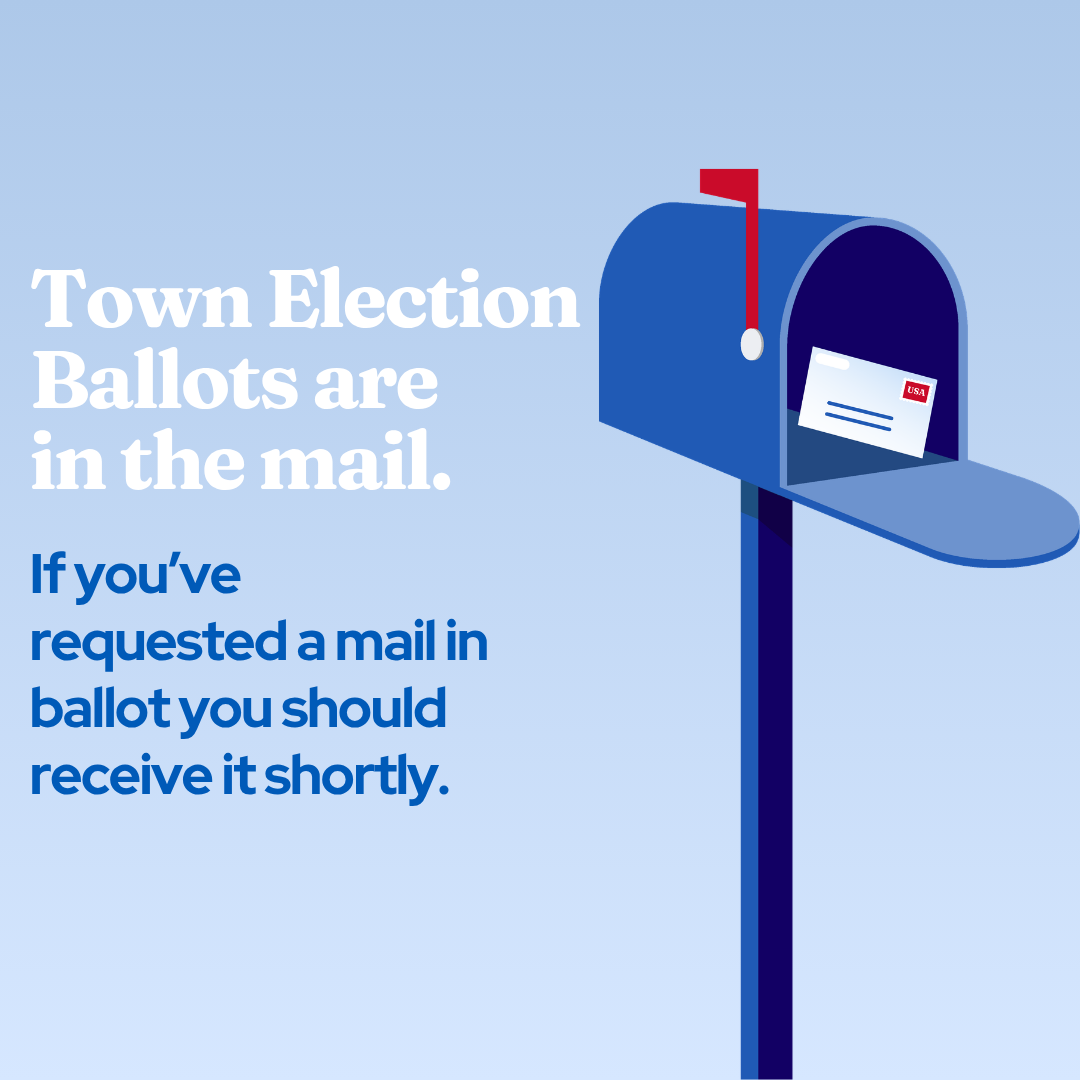 Ballots are in the mail