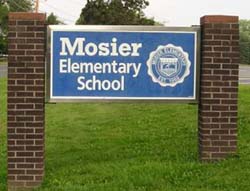 Mosier School Sign
